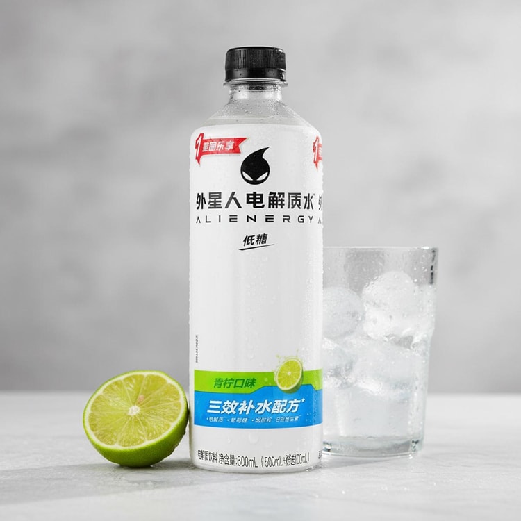Alienergy – Eau Électrolyte Citron Vert · 600 ml