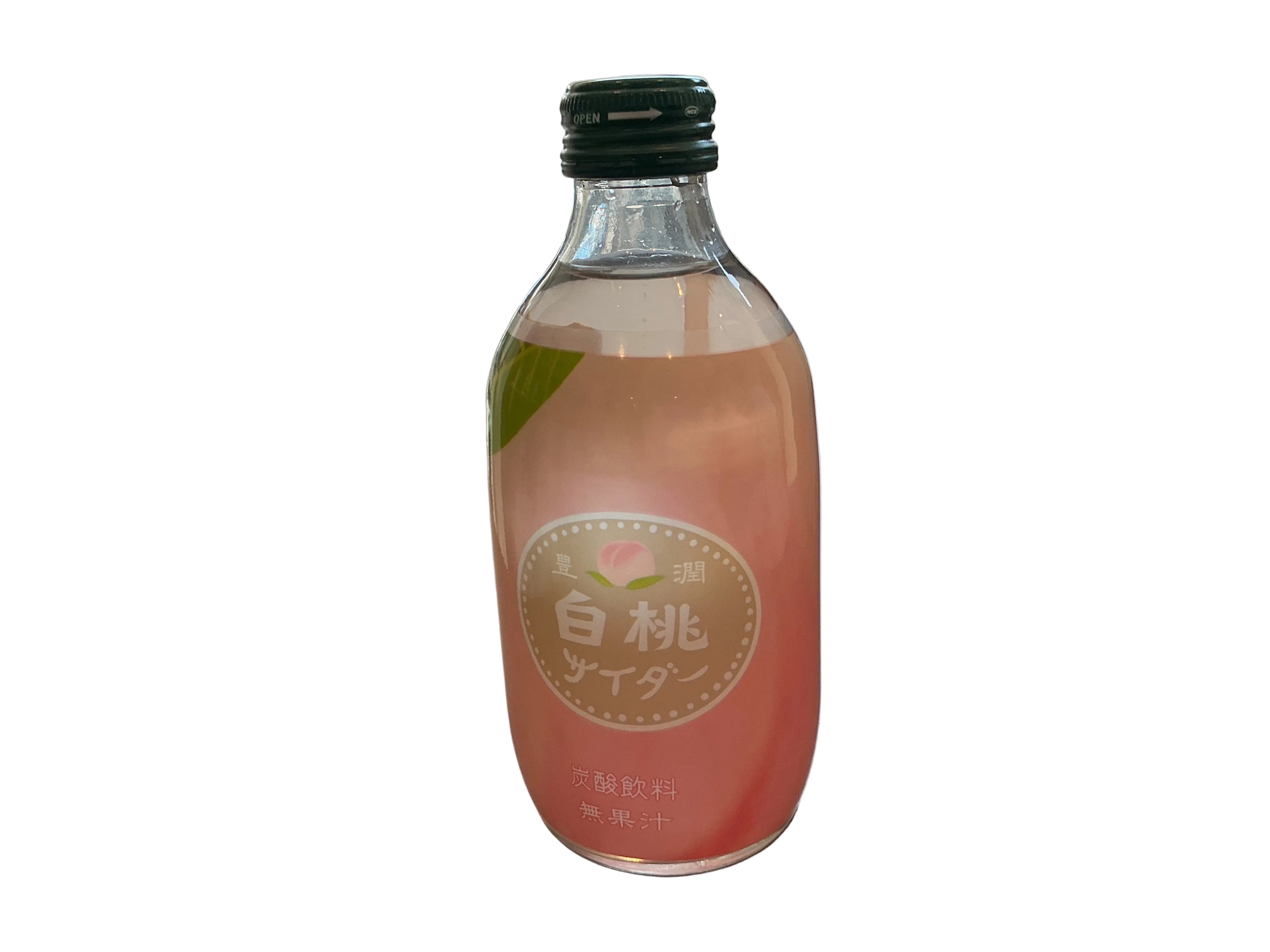 Soda japonais goût pêche blanche TOMOMASU JP 300ml