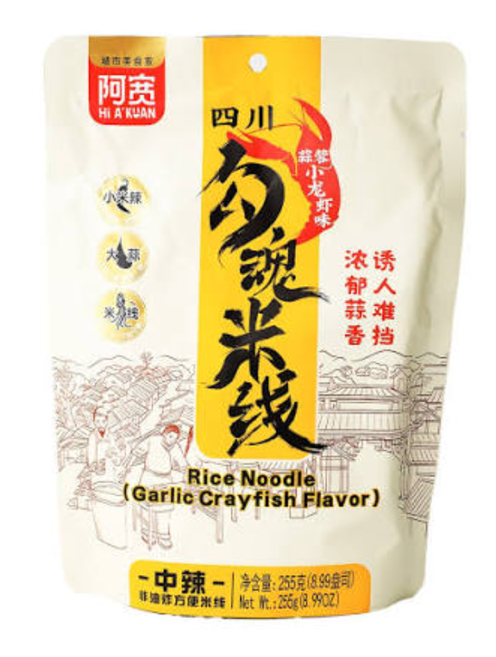 A’Kuan – Nouilles de Riz à l’Ail & Écrevisse · 255 g