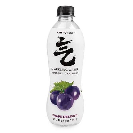 Genkiforest Sparkling Water Grape Delight 480ml