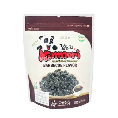 Kimnori Korean Bibimbap Shredded Seaweed BBQ 40g
