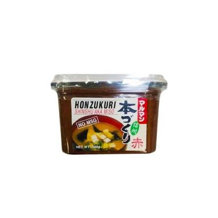 Pâte de miso traditionnelle rouge MARUMAN JP 500g